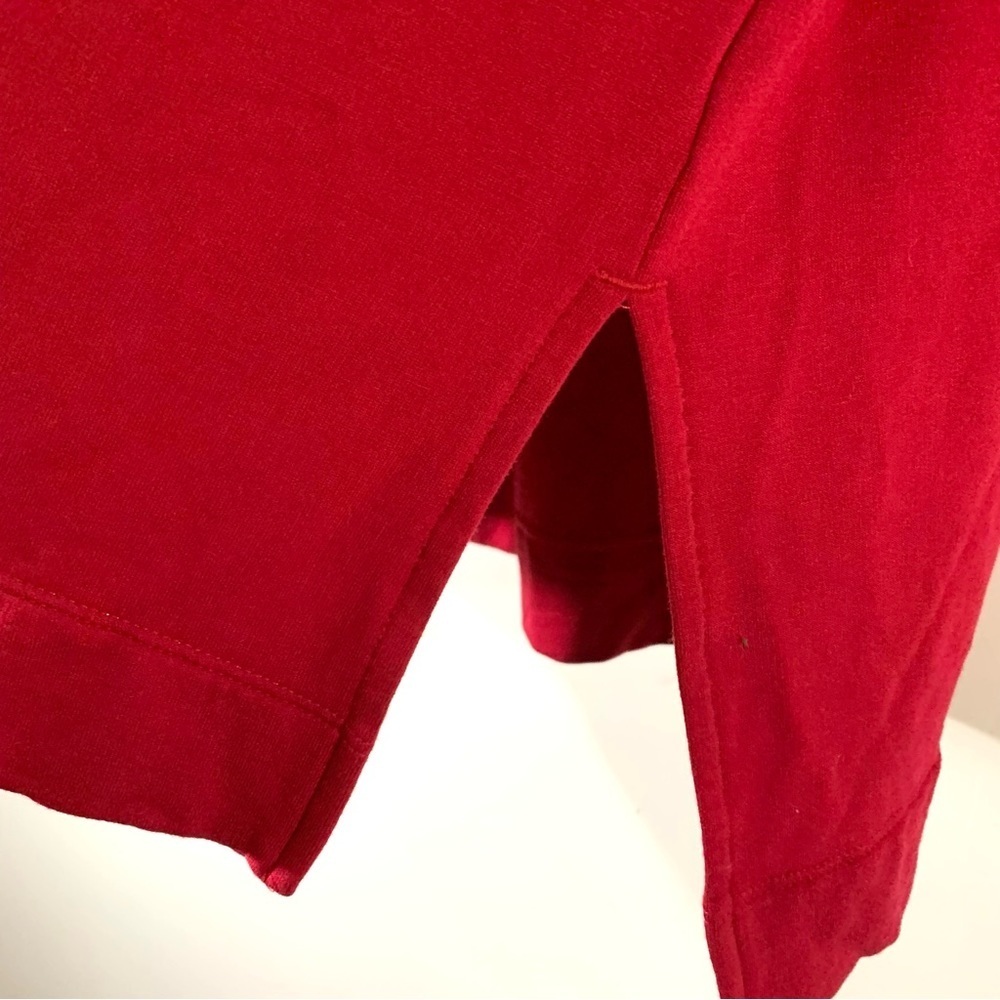 Chico's Zenergy Red Cozy Brushed Fleece Tunic - Picture 6 of 11